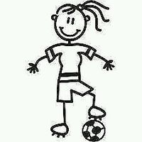 Genuine My Family Sticker - Mother with Soccerball
