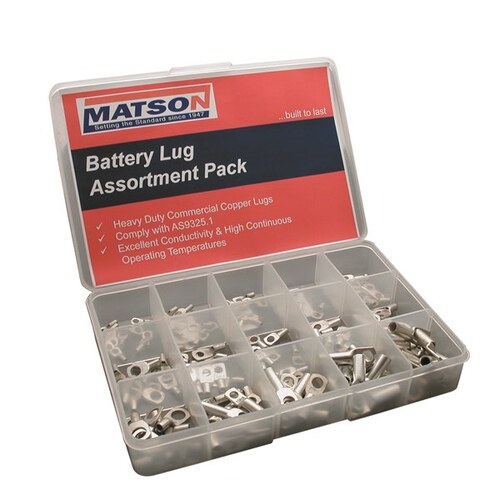 Matson Batttery Lug Pack Assort Qty 150 MAGPL1