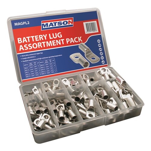 Matson Batttery Lug Pack Assort Qty 75 MAGPL2
