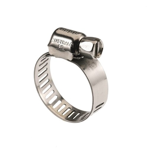 Tridon Stainless Steel Screw Clamp (Twin Pack) 2PK MAH005C