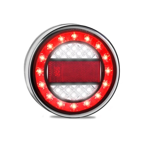 LED Autolamp Single Round Rear Combination Lamp - MAXILAMPC1RXRE