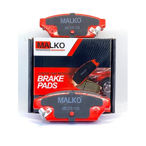 Malko Rear Semi-metallic Brake Pads MB1278.1183 DB1278