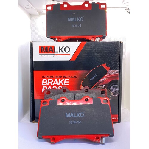 Malko Front Semi-metallic Brake Pads MB1365.1243 DB1365