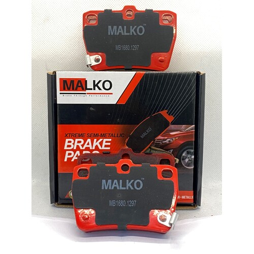 Malko Rear Semi-metallic Brake Pads MB1680.1297 DB1680