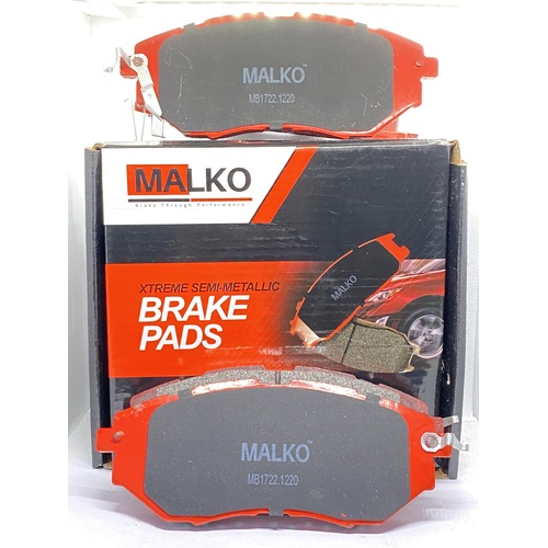 Malko Front Semi-metallic Brake Pads MB1722.1220 DB1722