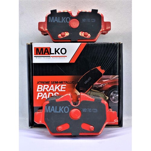 Malko Rear Semi-metallic Brake Pads MB1783.1229 DB1783