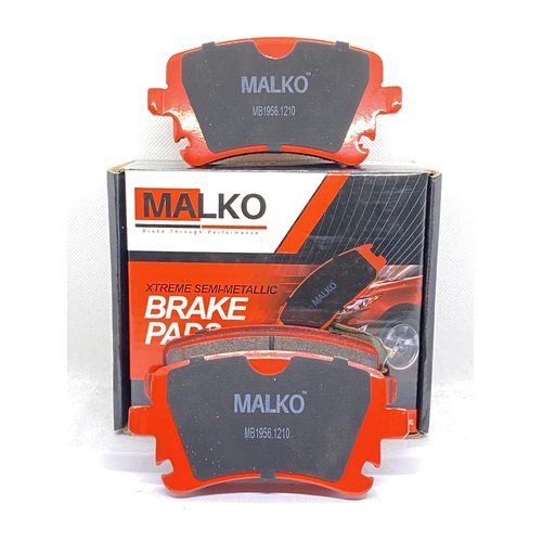 Malko Rear Semi-metallic Brake Pads MB1956.1210 DB1956