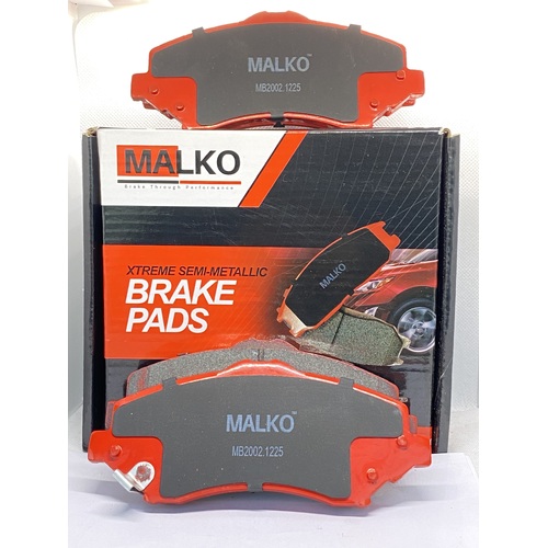 Malko Front Semi-metallic Brake Pads MB2002.1225 DB2002
