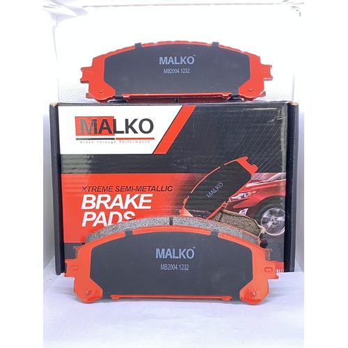 Malko Front Semi-metallic Brake Pads MB2004.1232 DB2004