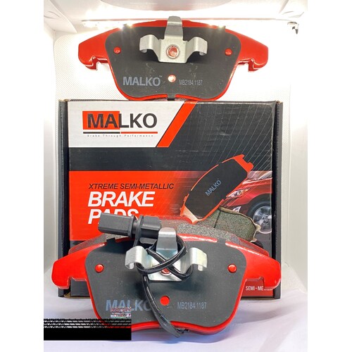 Malko Front Semi-metallic Brake Pads MB2184.1187 DB2184