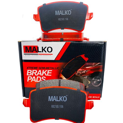 Malko Rear Semi-metallic Brake Pads MB2185.1186 DB2185