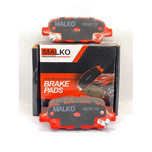 Malko Rear Semi-metallic Brake Pads MB2340.1326 DB2340