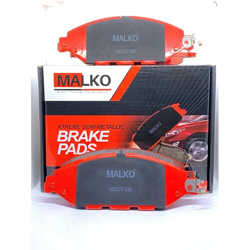 Malko Front Semi-metallic Brake Pads MB2378.1280 DB2378