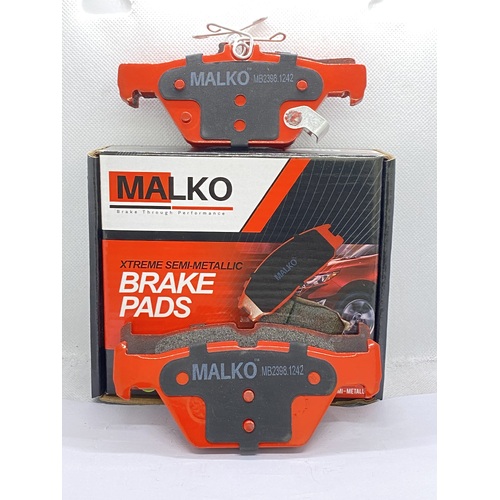 Malko Rear Semi-metallic Brake Pads MB2398.1242 DB2398