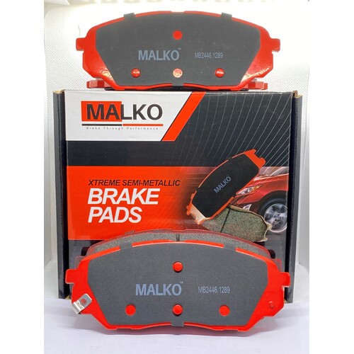 Malko Front Semi-metallic Brake Pads MB2446.1289 DB2446
