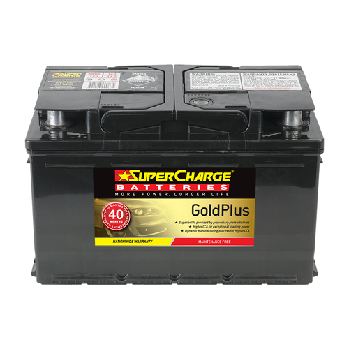 Supercharge Gold Plus 12V Automotive Battery 720CCA (MF66)