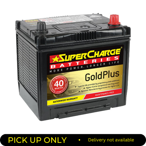 Supercharge Gold Plus Battery 630cca 55D23L MF75D23L