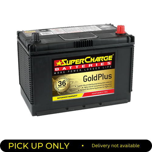 Supercharge Gold Plus Battery 810cca N70ZZL MF95D31L 