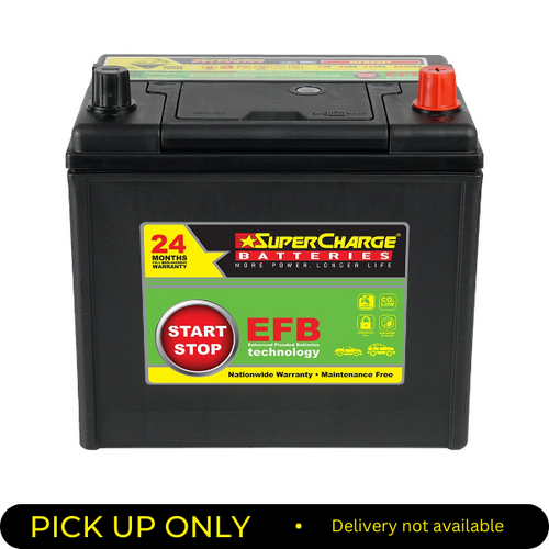Supercharge Enhanced Flooded Start-Stop Battery 600CCA Q85 D23 Size MFD23EF