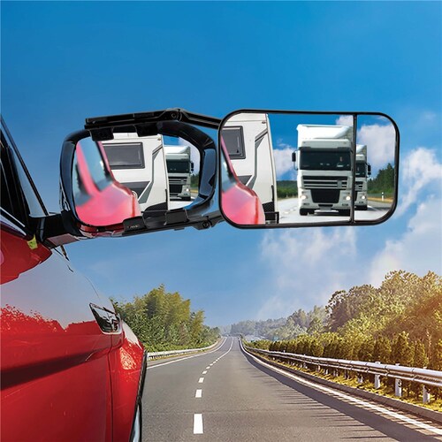 Drive Universal Towing Mirror With Flat And Convex View (Single) MH1501