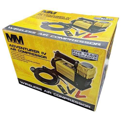 Mean Mother Adventurer 4 180Lpm Heavy Duty 12V Compressor With Wireless Remote And 45Min Duty Cycle MMACA4