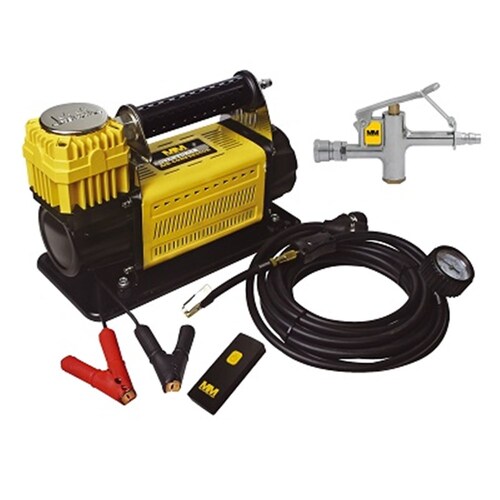 Mean Mother Adventurer 4 180Lpm Heavy Duty 12V Compressor With Wireless Remote And Bypass Controller Bundle MMACAWB