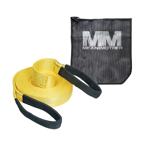 Mean Mother 8T Rated Snatch Strap With Recovery Drying Bag MMSS8TBON