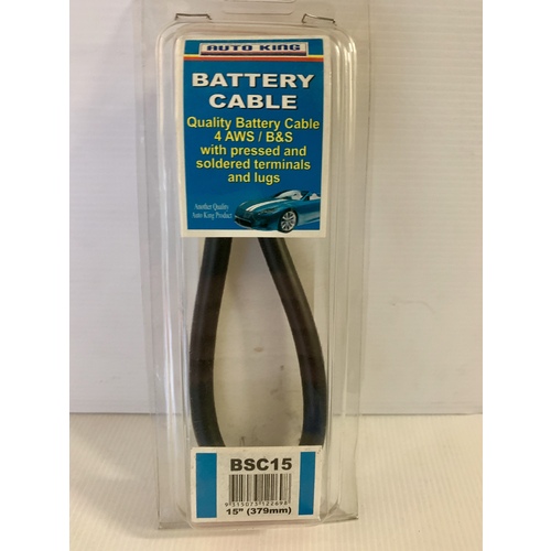 Autoking Battery Cable 15'' Quality BSC15