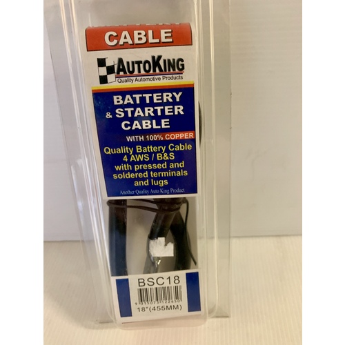 Autoking Battery Cable 18'' Quality BSC18