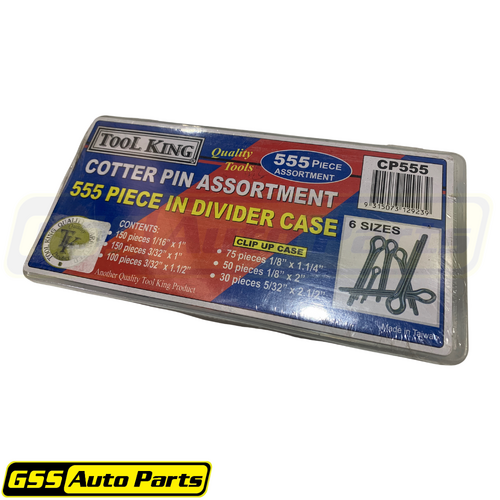 Toolking Cotter Split Pin Assortment 555pce CP555
