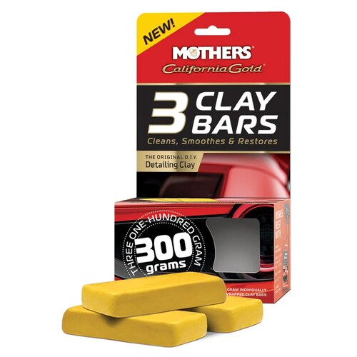 Mothers California Gold Clay Bars - 3 Pack 7242