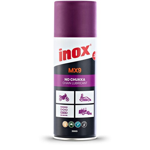 Inox Mx9 No Chukka Chain Lube 300G Aerosol MX9-300