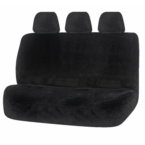 My Car Universal Rear Seat Covers Size 06/08H Charcoal Finesse Faux08H08