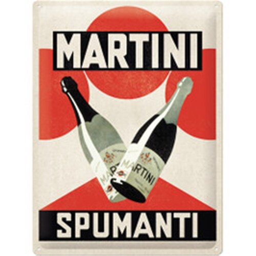 Nostalgic Art 30 X 40Cm Metal Sign Martini Spumante NA23309