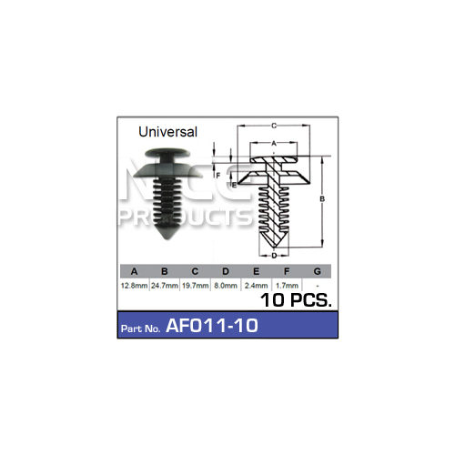 Nice  Fasteners (10 Pc)    AF011-10 AF011-10