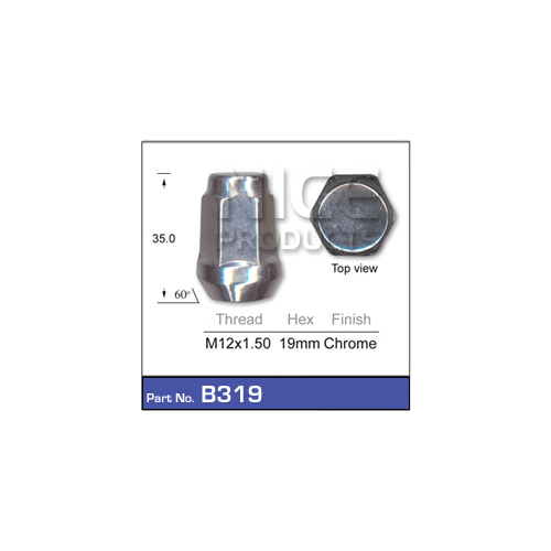 Nice  Wheel Nut (1)    B319 B319