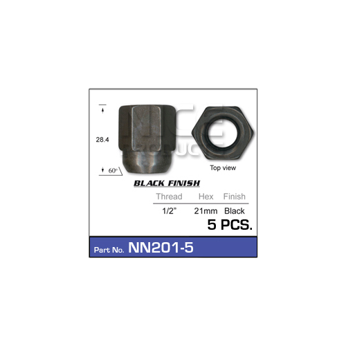 Nice  Wheel Nuts (5 Pc)    NN201-5 NN201-5