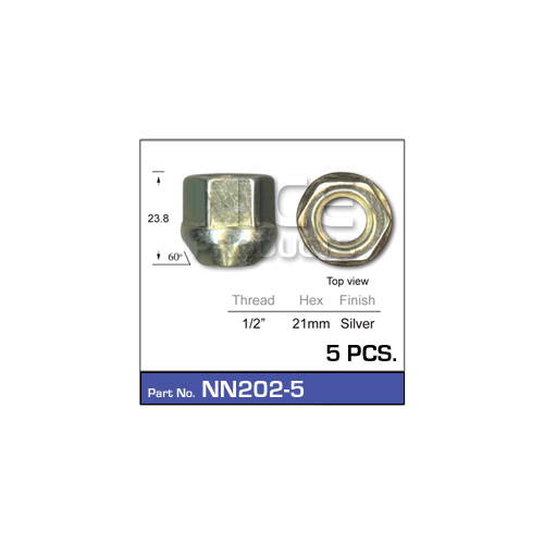 Nice  Wheel Nuts (5 Pc)    NN202-5 NN202-5
