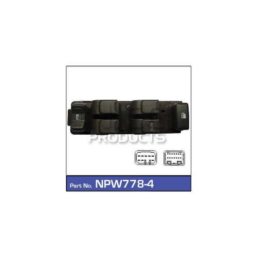 Nice  Power Window Master Switch    NPW778-4 NPW778-4 