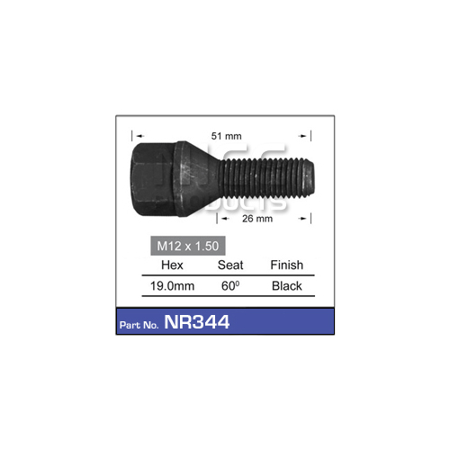 Nice  One Piece Wheel Stud    NR344 NR344