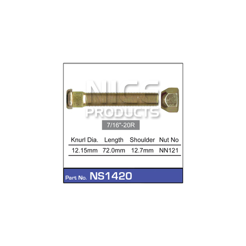 Nice  Wheel Stud & Nut (1)    NS1420 NS1420
