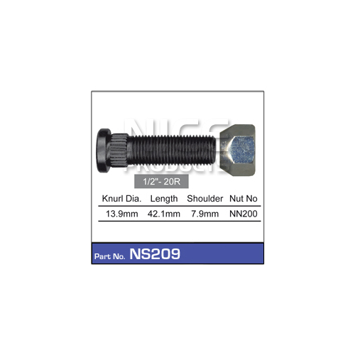 Nice  Wheel Stud & Nut (1)    NS209 NS209