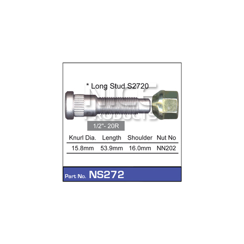 Nice  Wheel Stud & Nut (1)    NS272 NS272