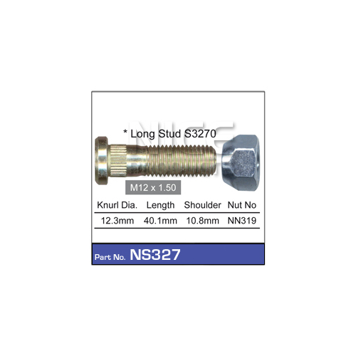 Nice  Wheel Stud & Nut (1)    NS327 NS327