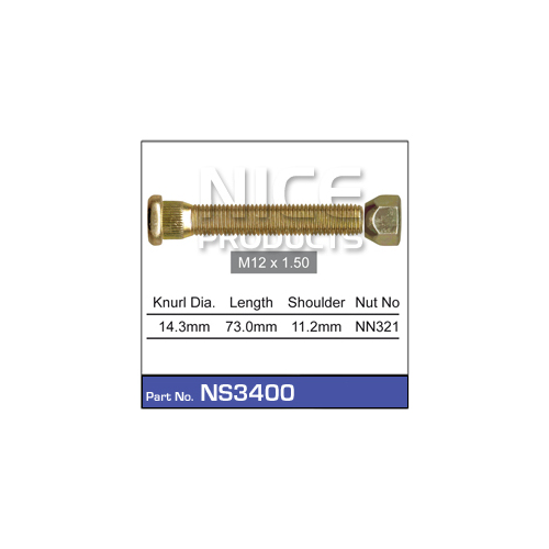 Nice  Wheel Stud & Nut (1)    NS3400 NS3400