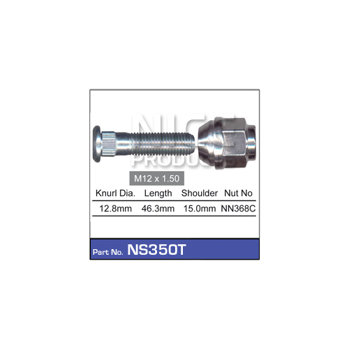 Nice  Wheel Stud & Nut (1)    NS350T NS350T