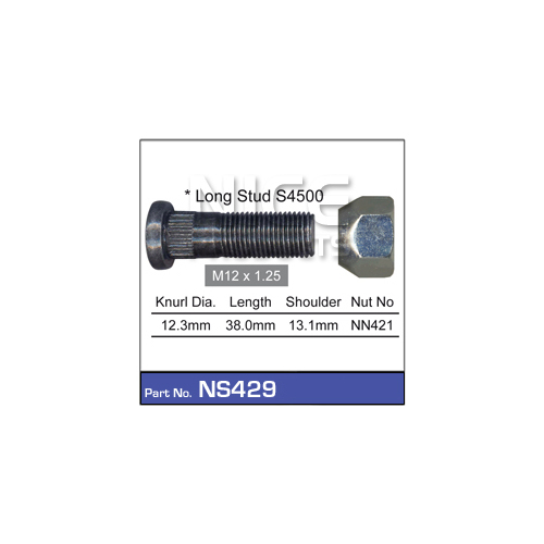 Nice  Wheel Stud & Nut (1)    NS429 NS429