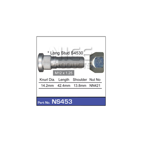 Nice  Wheel Stud & Nut (1)    NS453 NS453