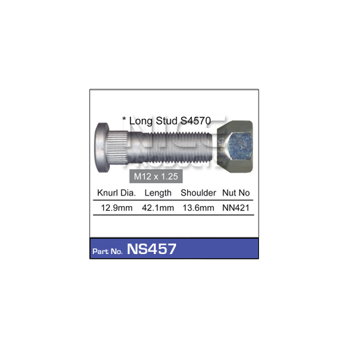 Nice  Wheel Stud & Nut (1)    NS457 NS457