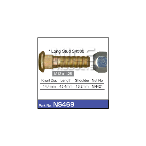 Nice  Wheel Stud & Nut (1)    NS469 NS469